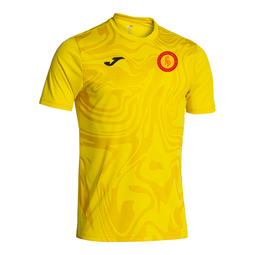 Maillot d’échauffement 2 jaune