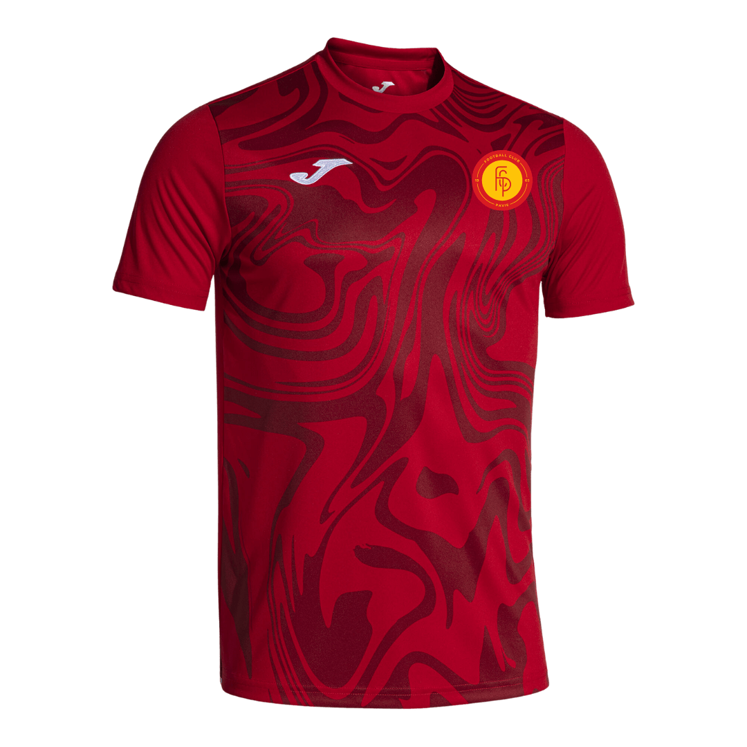 Maillot d’échauffement 2 rouge
